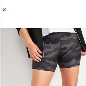 High waisted biker shorts